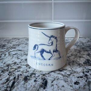 Anthropologie Molly Hatch Unicorn Mug